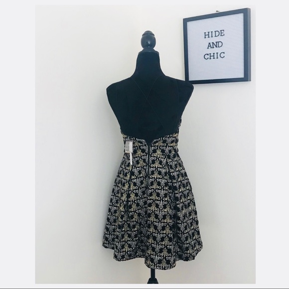 ALICE + OLIVIA EMBROIDERED MINI DRESS - Picture 7 of 8